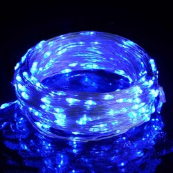 Guirlande LED avec 150 LED Bleu 15 m 