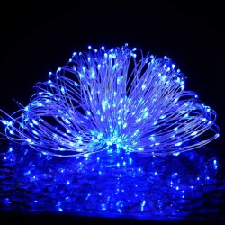 Guirlande LED avec 150 LED Bleu 15 m 