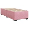 Sommier à lattes de lit avec matelas Rose 100x200 cm Velours 