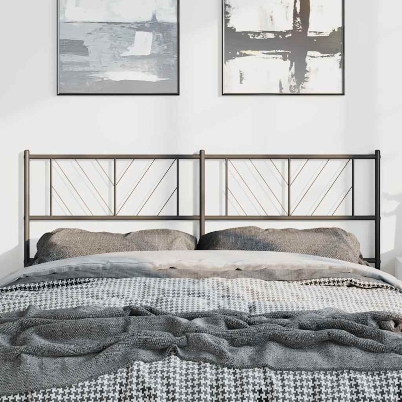 Tête de lit métal noir 135 cm Tête de lit métal noir 135 cm