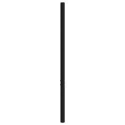 Tête de lit métal noir 135 cm 