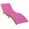 Coussin de chaise longue rose tissu oxford 