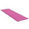 Coussin de chaise longue rose tissu oxford 
