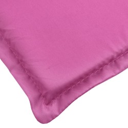 Coussin de chaise longue rose tissu oxford 