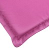 Coussin de chaise longue rose tissu oxford 