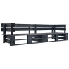 Canapés de jardin palette 2 pcs avec coussins sable Pinède 