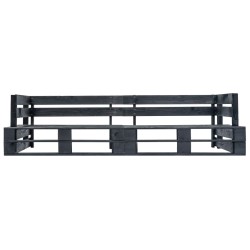 Canapés de jardin palette 2 pcs avec coussins sable Pinède 