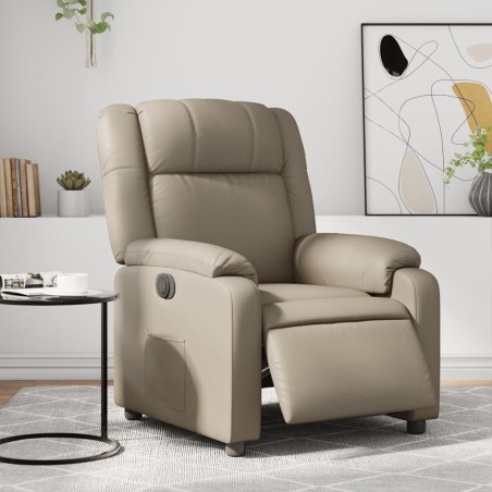 Fauteuil inclinable électrique Cappuccino Similicuir 