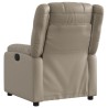 Fauteuil inclinable électrique Cappuccino Similicuir 