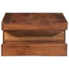 Table basse 90x60x30 cm bois massif d'acacia 