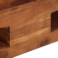 Table basse 90x60x30 cm bois massif d'acacia 