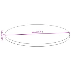 Dessus de table Ø30x1,5 cm bambou 