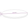 Dessus de table Ø30x1,5 cm bambou 