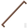 Poignées d'armoire 5 pcs bronze 320 mm acier inoxydable 