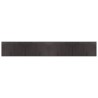 Tapis rectangulaire marron foncé 60x400 cm bambou 