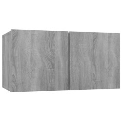 Ensemble de meubles TV 10 pcs Sonoma gris Bois d'ingénierie 