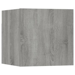 Ensemble de meubles TV 10 pcs Sonoma gris Bois d'ingénierie 