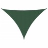 Voile parasol tissu oxford triangulaire 3x4x4 m vert foncé 
