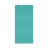 Store plissé vert pétrole 55x100 cm largeur du tissu 54,4 cm 