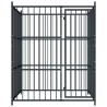 Chenil d'extérieur pour chiens 150 x 150 x 185 cm 
