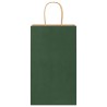Sacs en papier 50 pcs avec poignées vert 21x11x36 cm 