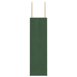 Sacs en papier 50 pcs avec poignées vert 21x11x36 cm 