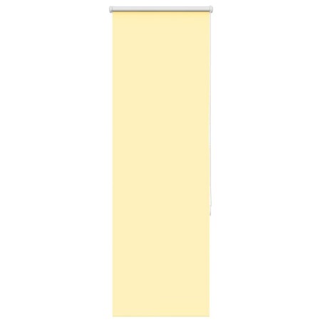 Store enrouleur occultant jaune largeur du tissu 55,7 cm 