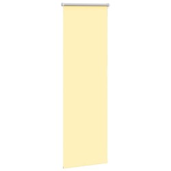 Store enrouleur occultant jaune largeur du tissu 55,7 cm 