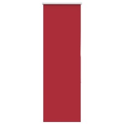 Store enrouleur occultant rouge largeur du tissu 55,7 cm 
