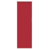 Store enrouleur occultant rouge largeur du tissu 55,7 cm 