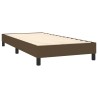 Sommier à lattes de lit avec matelas Marron foncé 80x200 cm 
