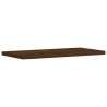 Étagères murales 4 pcs chêne marron 40x20x1,5cm bois ingénierie 