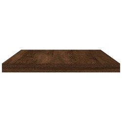 Étagères murales 4 pcs chêne marron 40x20x1,5cm bois ingénierie 