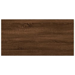 Étagères murales 4 pcs chêne marron 40x20x1,5cm bois ingénierie 