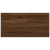 Étagères murales 4 pcs chêne marron 40x20x1,5cm bois ingénierie 