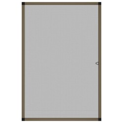 Moustiquaire pour fenêtres Marron 90x120 cm 