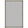 Moustiquaire pour fenêtres Marron 90x120 cm 