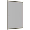 Moustiquaire pour fenêtres Marron 90x120 cm 