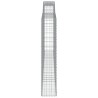 Paniers à gabions arqués 2 pcs 400x30x160/180 cm Fer galvanisé 