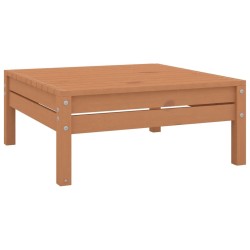 Salon de jardin 5 pcs Bois de pin massif Marron miel 
