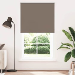 Store enrouleur occultant café 125x210cm largeur du tissu 