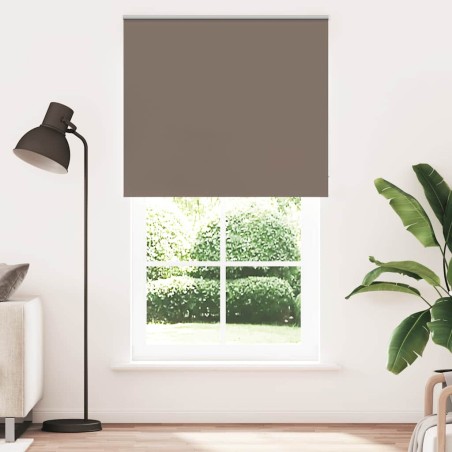 Store enrouleur occultant café 125x210cm largeur du tissu 
