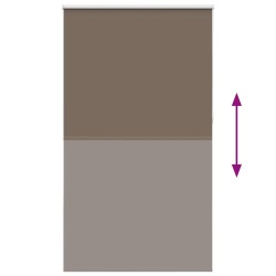 Store enrouleur occultant café 125x210cm largeur du tissu 