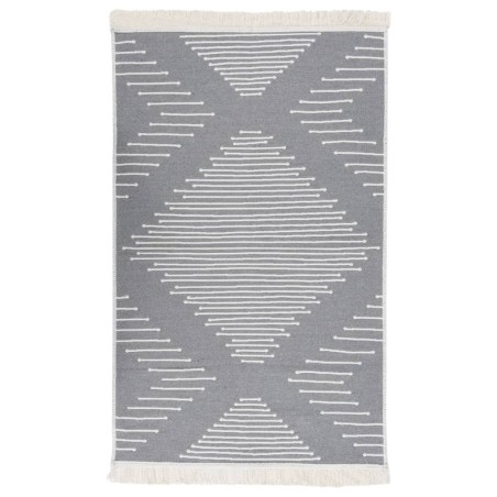 Tapis Gris foncé 120x180 cm Coton 