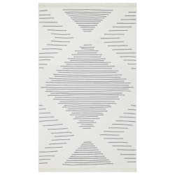 Tapis Gris foncé 120x180 cm Coton 