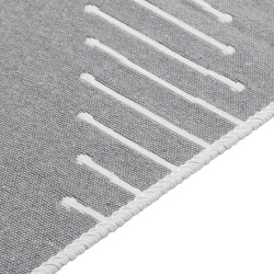 Tapis Gris foncé 120x180 cm Coton 