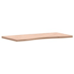 Dessus de bureau 80x(36-40)x2,5 cm bois massif de hêtre 