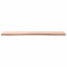 Dessus de bureau 80x(36-40)x2,5 cm bois massif de hêtre 