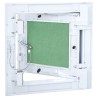 Hublotavec cadre en alu et placo 150x150 mm 