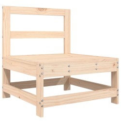 Salon de jardin 5 pcs bois massif de pin 